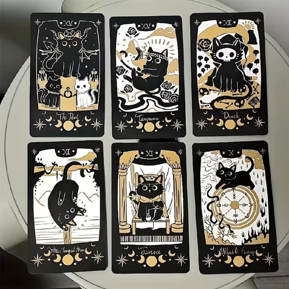 Adorable Cat Tarot Limited Edition - 78-Card Deck with Feline Tarot Cards